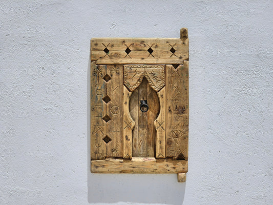 Tableau Vintage Amazigh 77 X 56 X 4 Cm