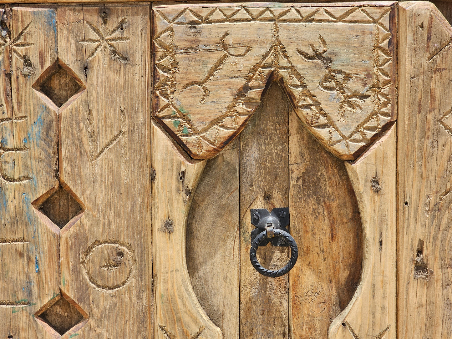 Tableau Vintage Amazigh 77 X 56 X 4 Cm