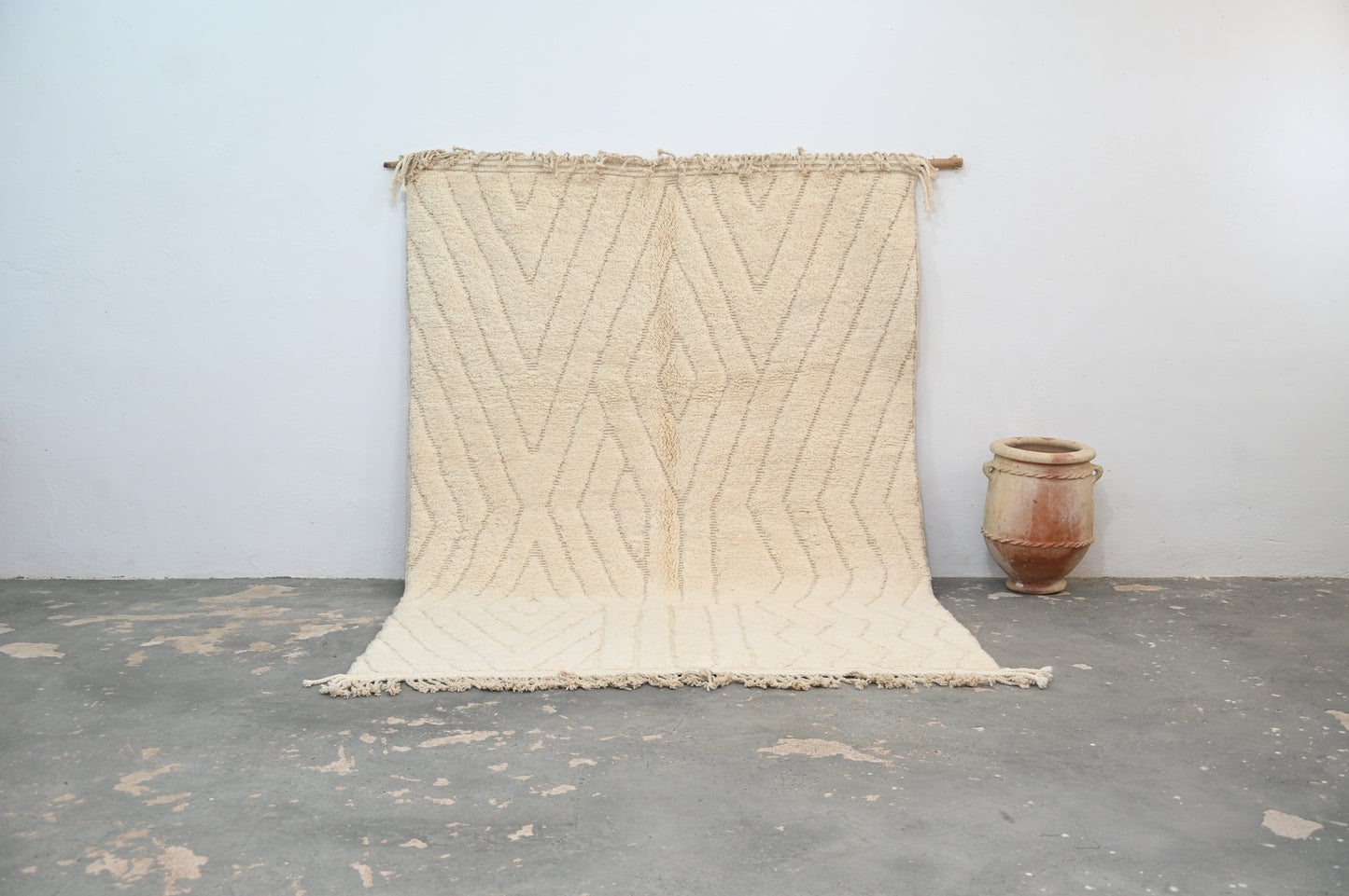 Tapis traditionnel Beni Ouarain 305 X 216 Cm