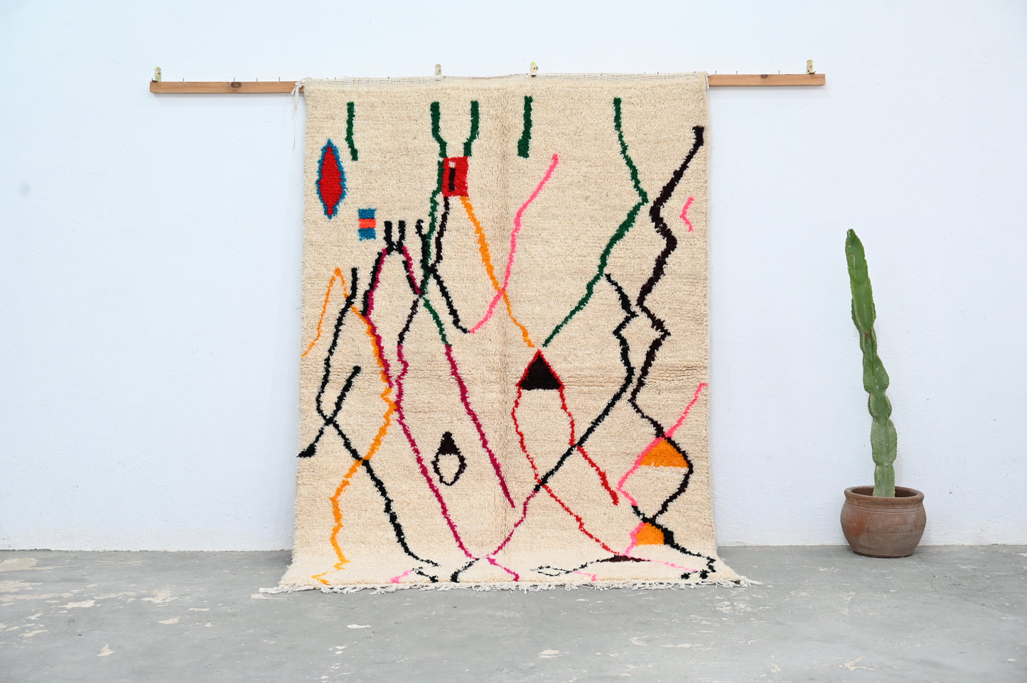 Tapis traditionnel Azilal 228 X 152 Cm