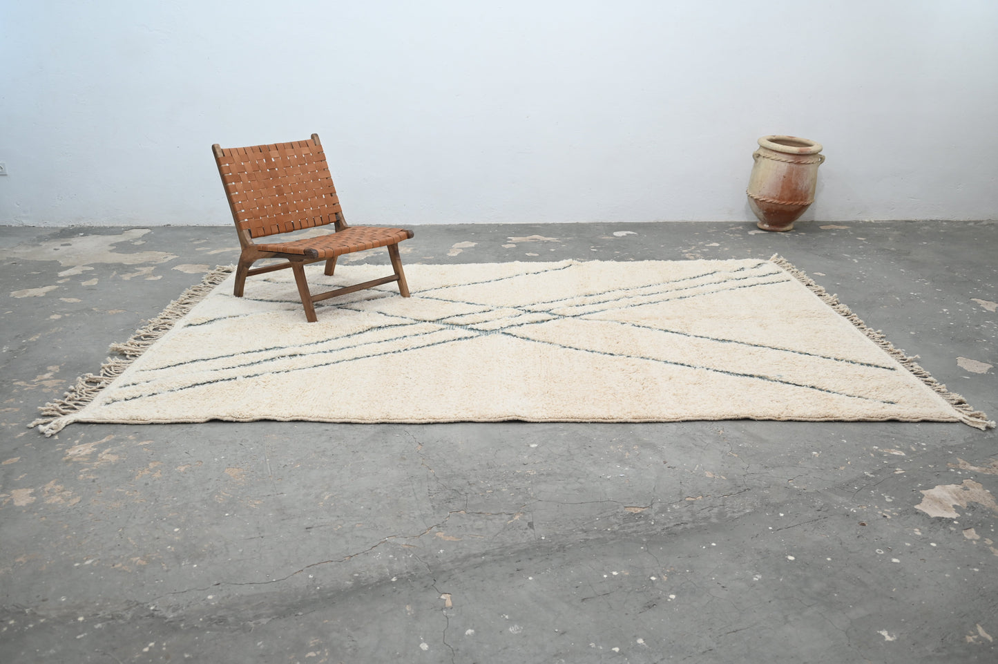 Tapis traditionnel Beni Ouarain 320 X 217 Cm