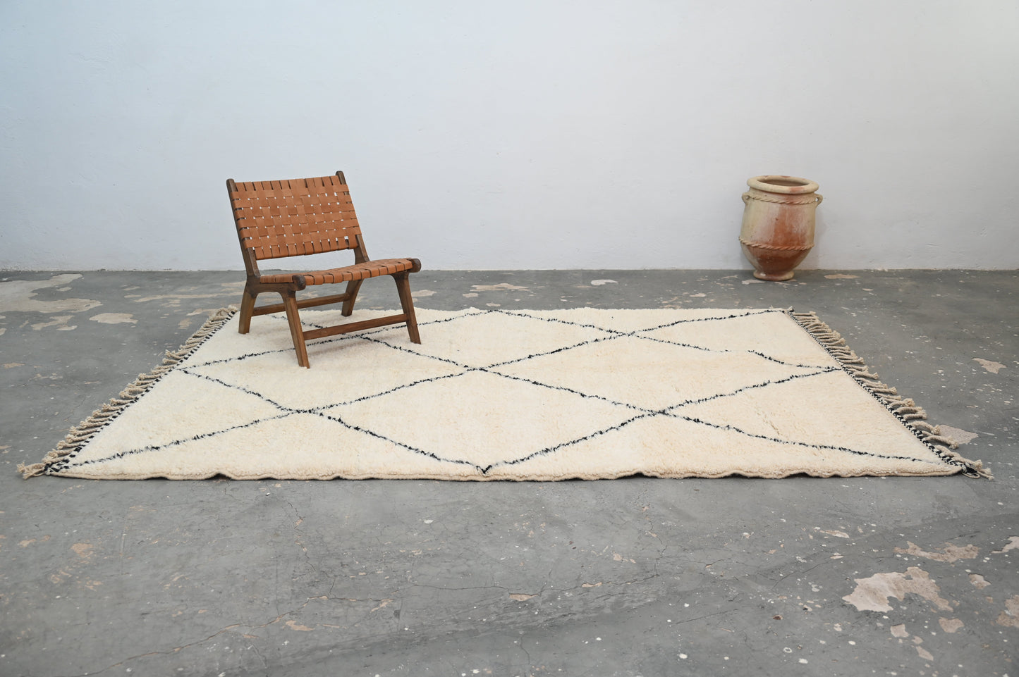 Tapis traditionnel Beni Ouarain 300 X 210 Cm