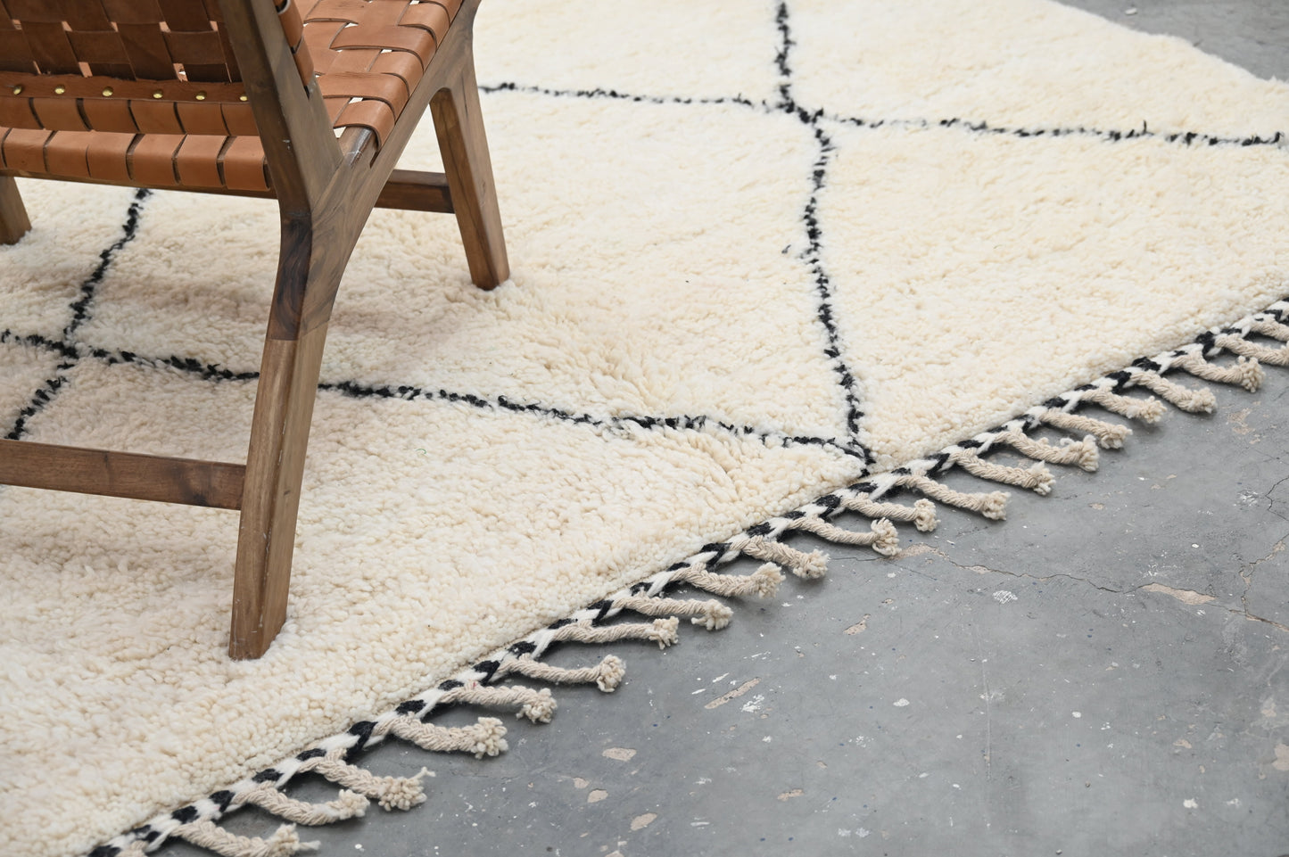 Tapis traditionnel Beni Ouarain 300 X 210 Cm