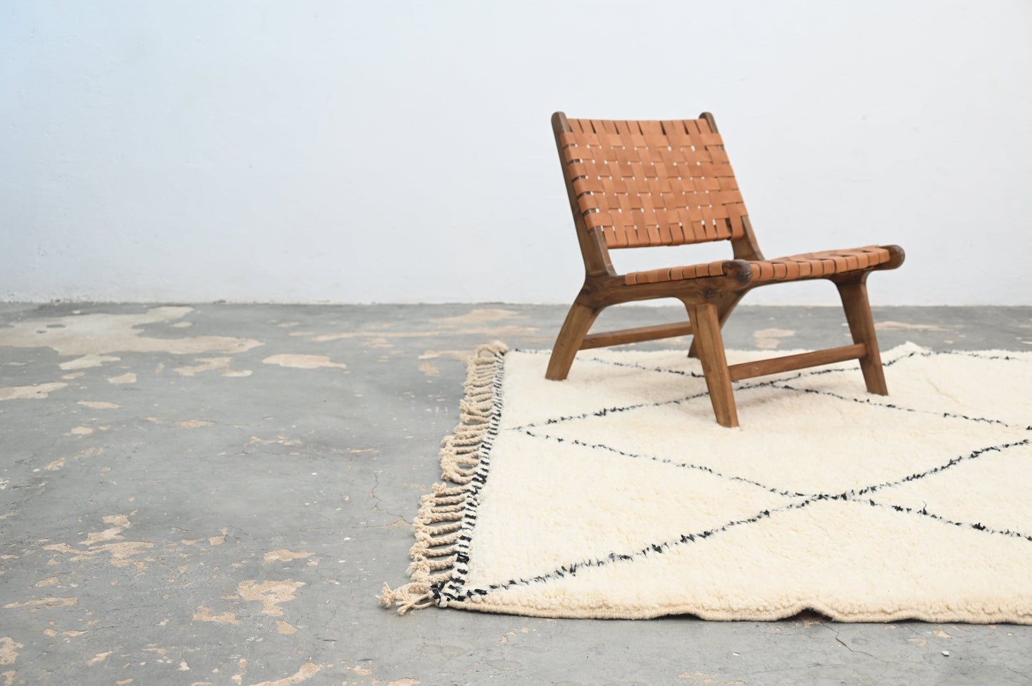 Tapis traditionnel Beni Ouarain 300 X 210 Cm