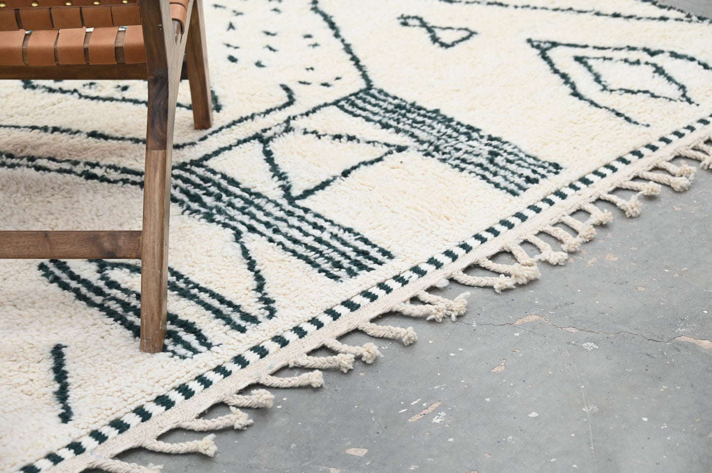 Tapis traditionnel Beni Ouarain 300 X 210 Cm