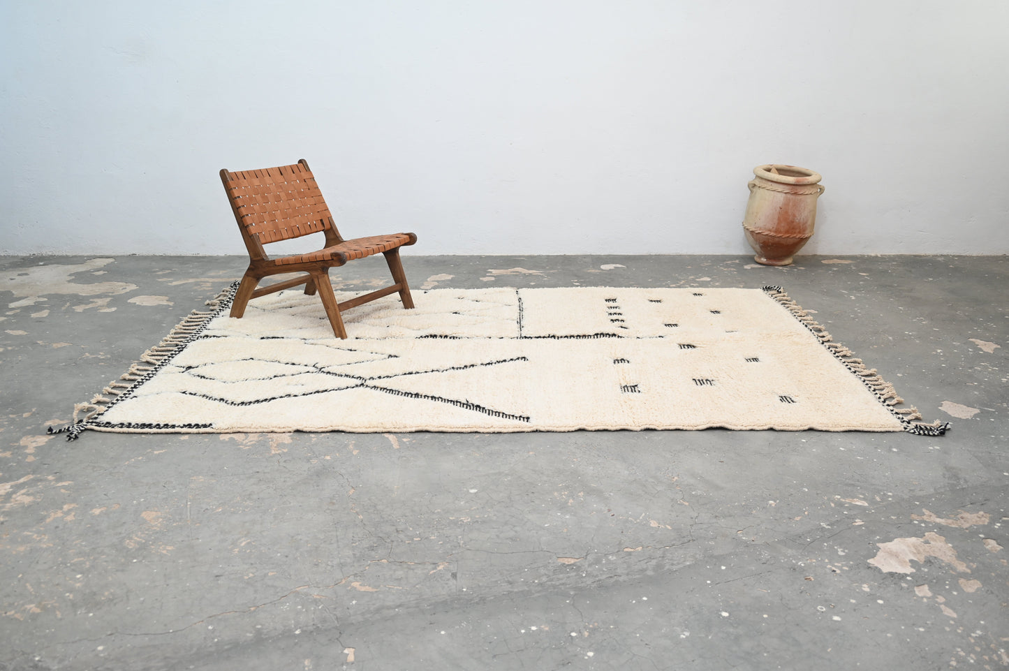 Tapis traditionnel Beni Ouarain 300 X 205 Cm