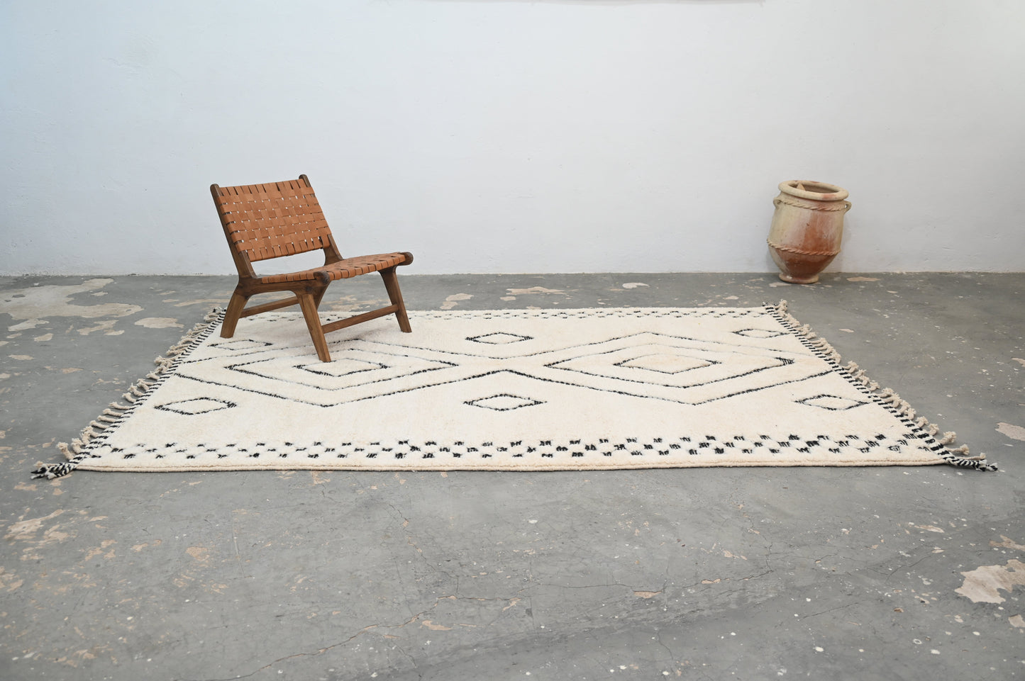 Tapis traditionnel Beni Ouarain 300 X 214 Cm