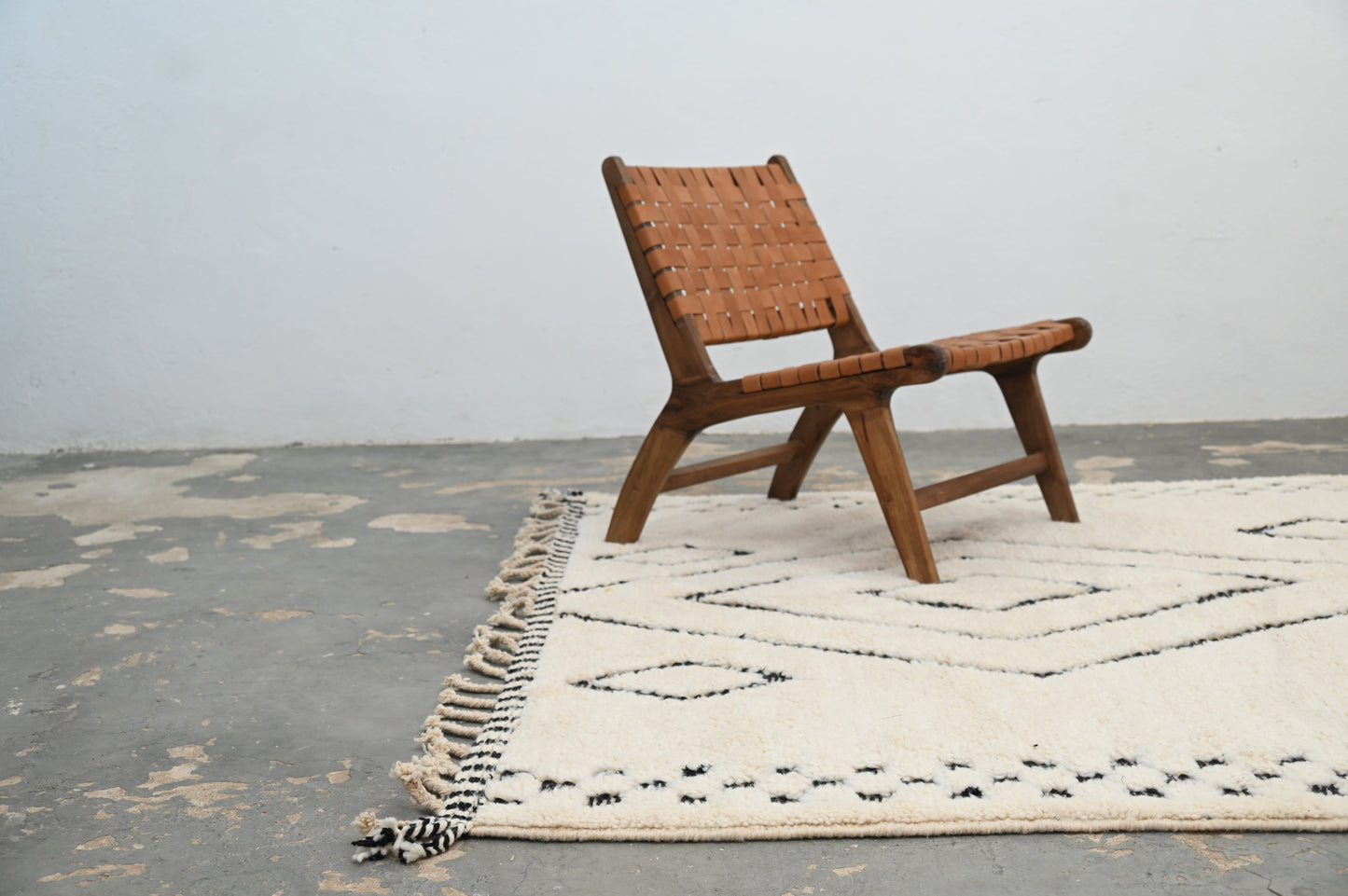 Tapis traditionnel Beni Ouarain 300 X 214 Cm