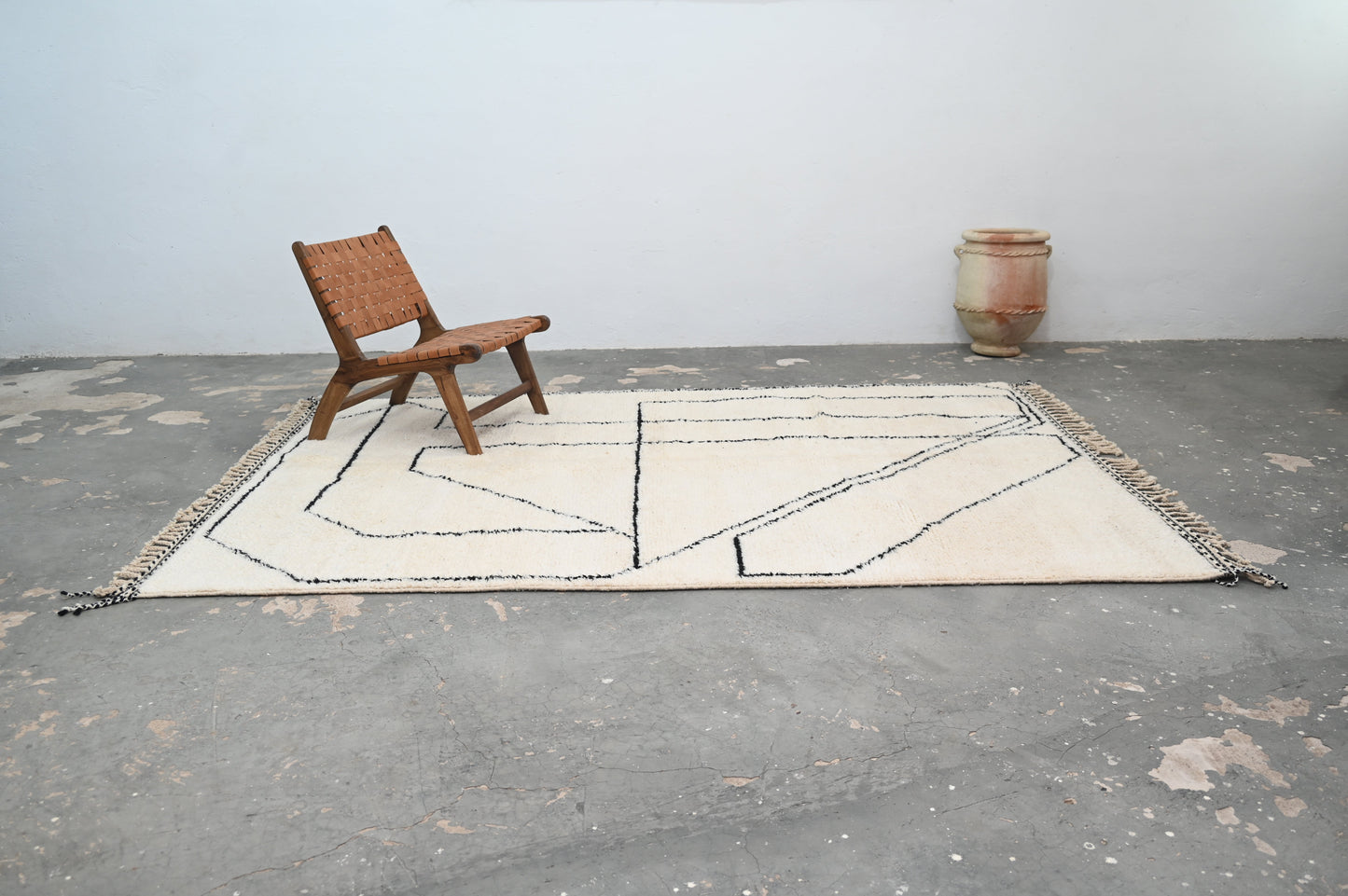 Tapis traditionnel Beni Ouarain 310 X 210 Cm