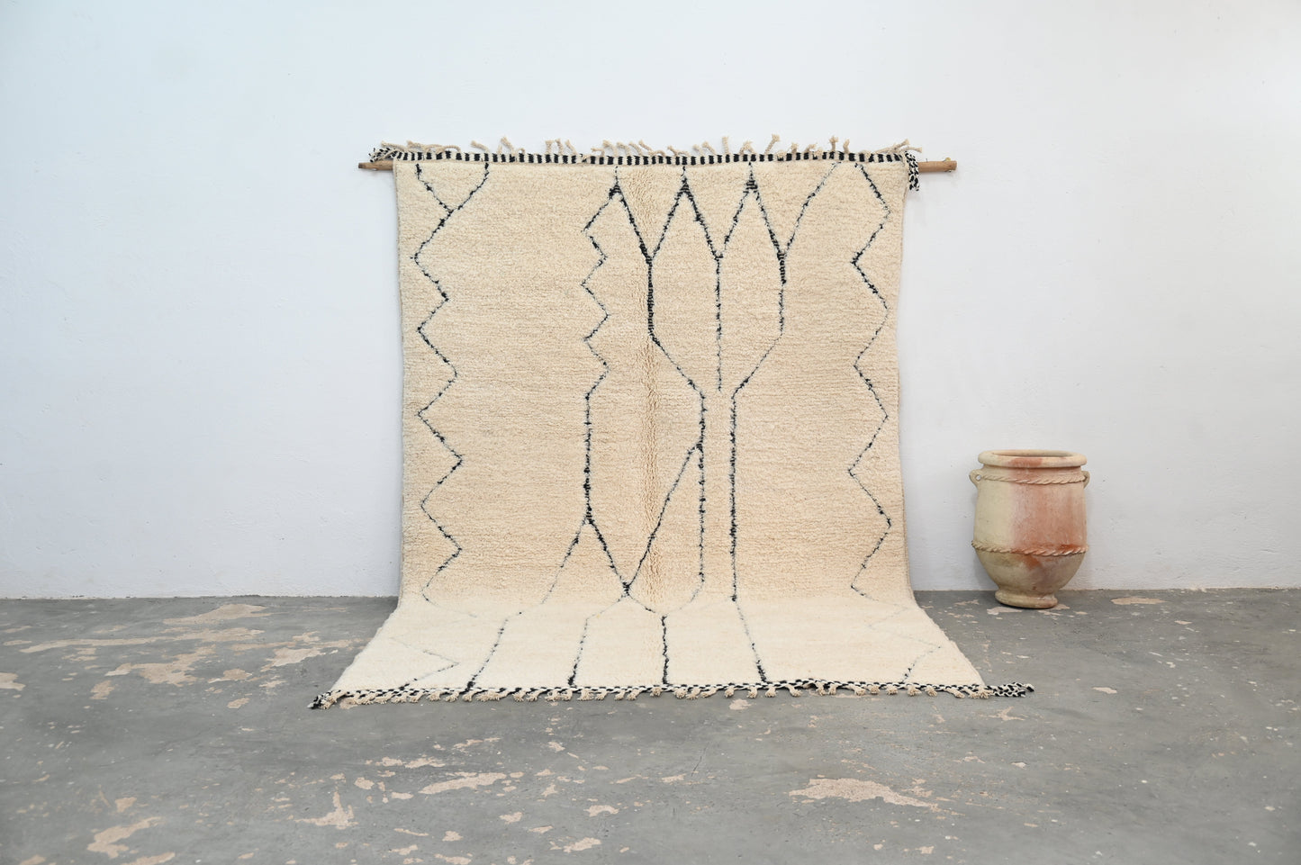 Tapis traditionnel Beni Ouarain 310 X 210 Cm