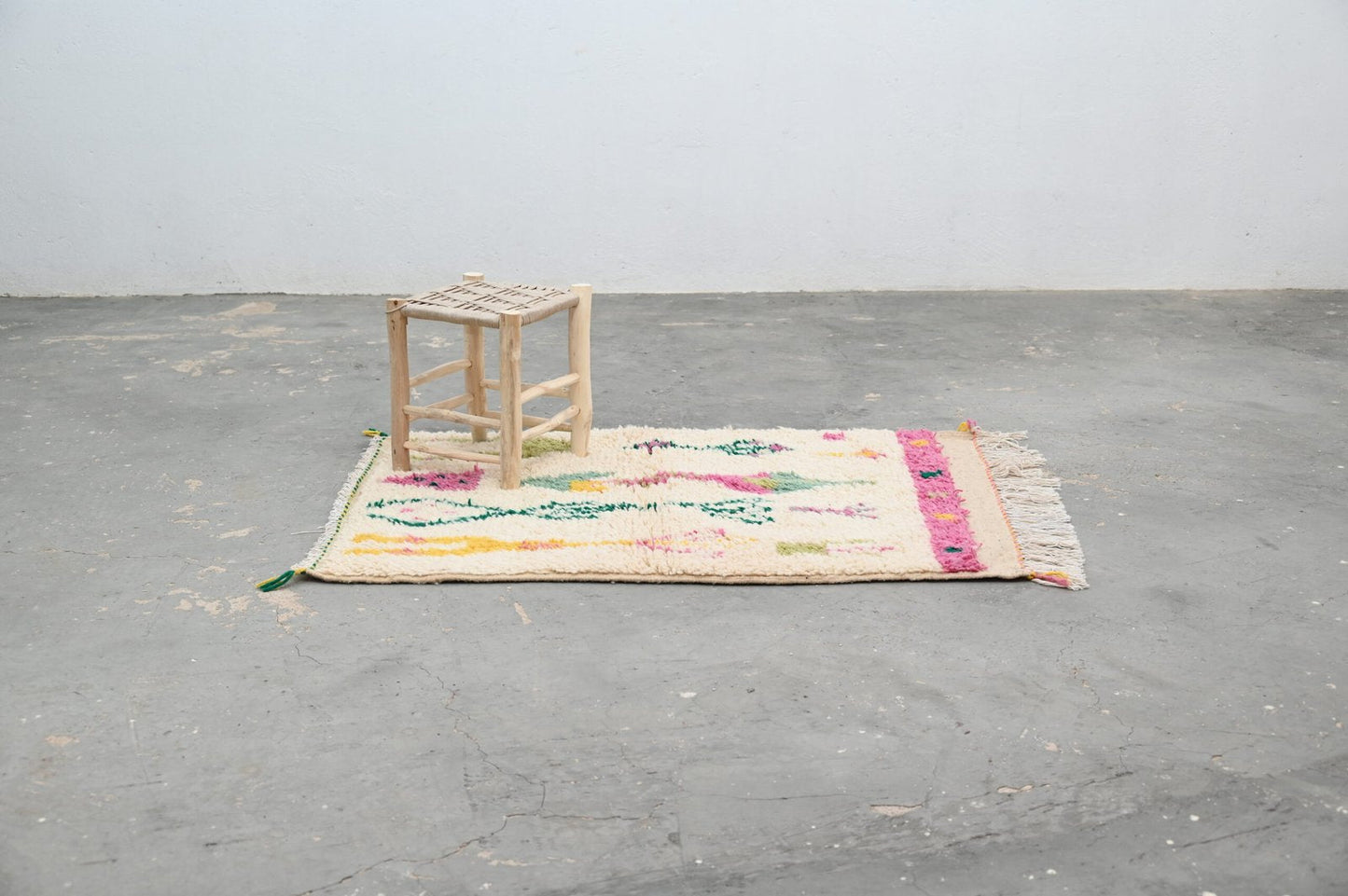 Petit tapis traditionnel Azilal 138 X 106 Cm