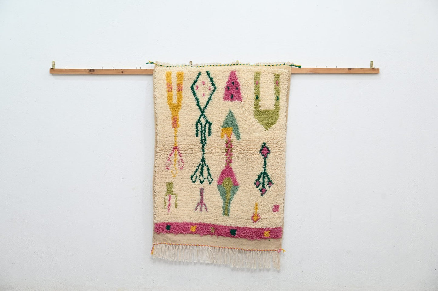 Petit tapis traditionnel Azilal 138 X 106 Cm