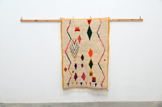 Petit tapis traditionnel Azilal 146 X 98 Cm