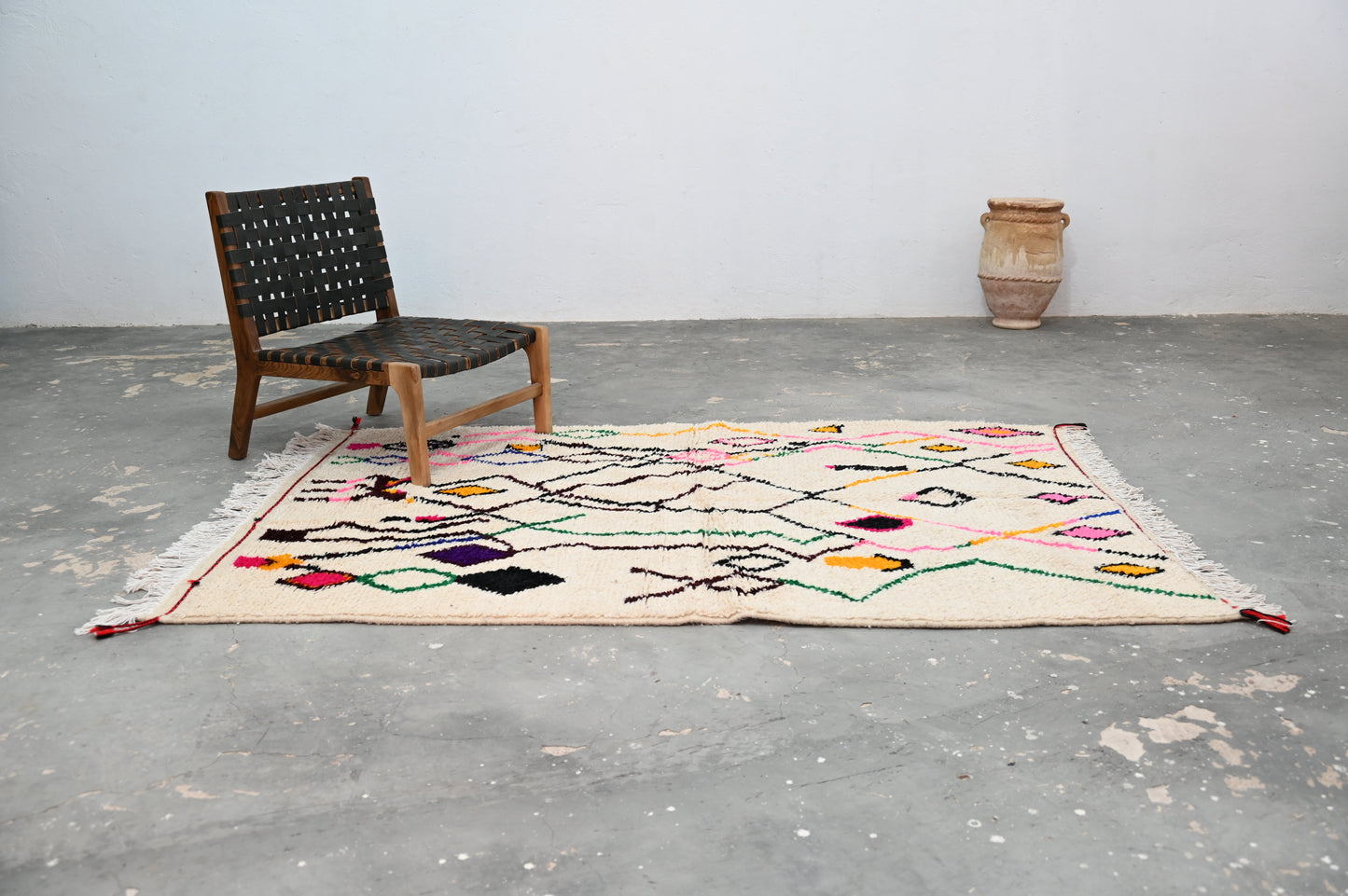 Tapis traditionnel Azilal 214 X 144 Cm