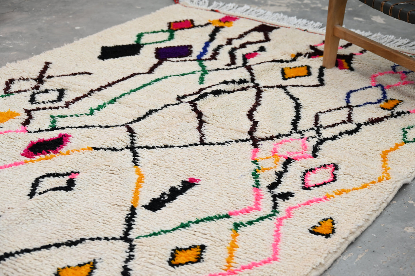 Tapis traditionnel Azilal 214 X 144 Cm