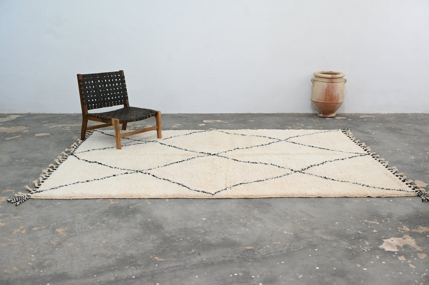 Tapis traditionnel Beni Ouarain 311 X 207 Cm