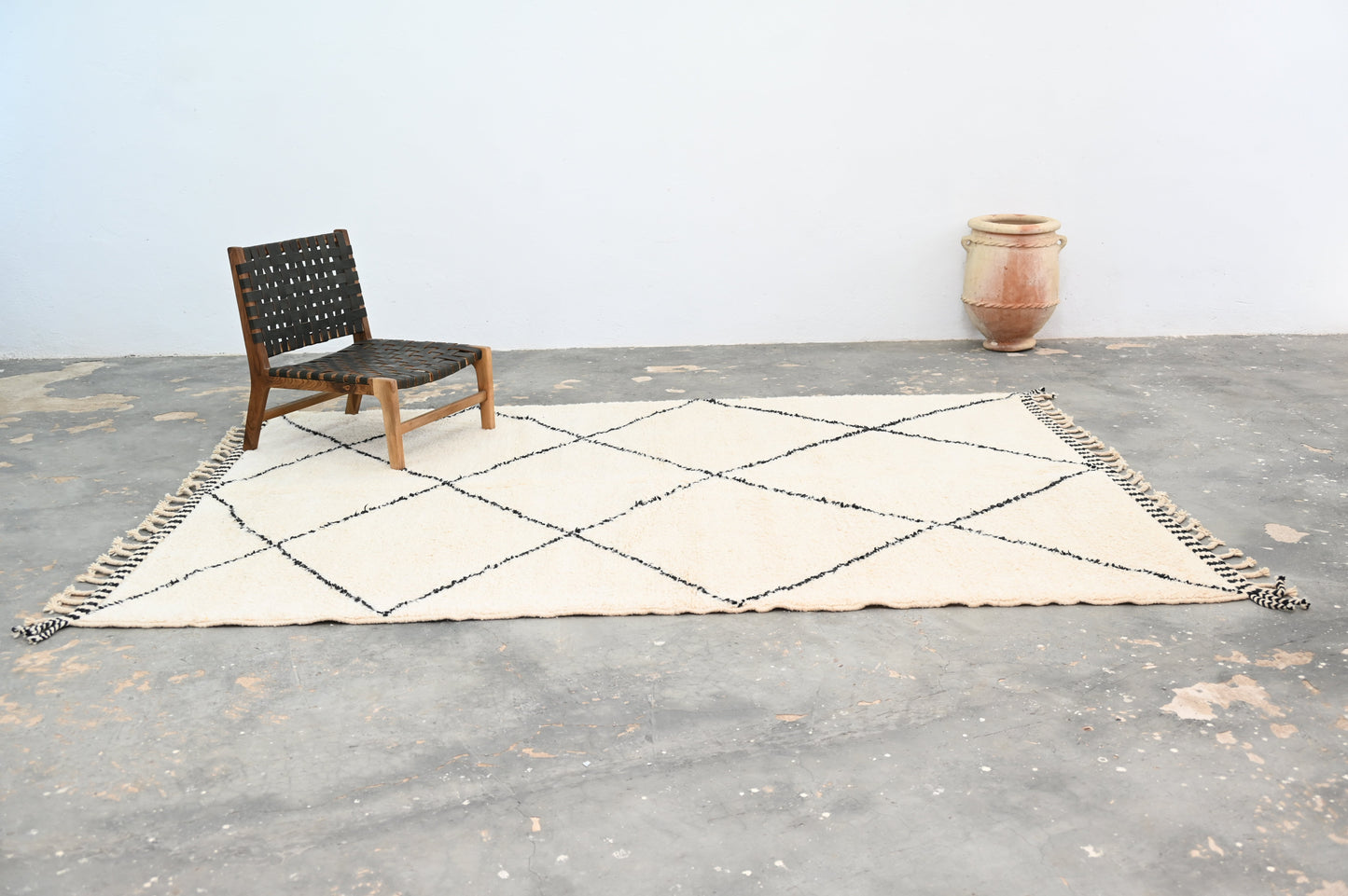 Tapis traditionnel Beni Ouarain 310 X 214 Cm