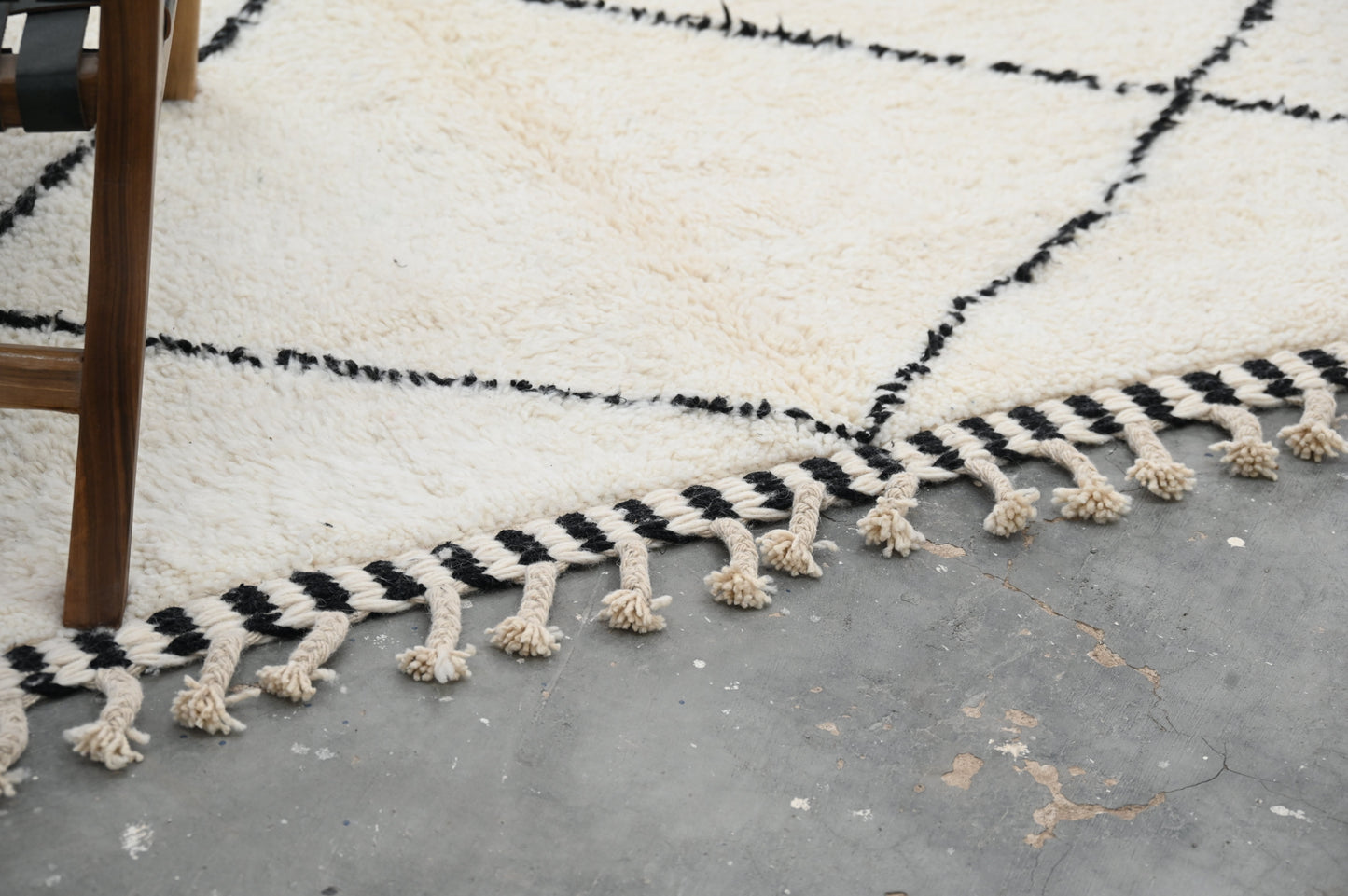 Tapis traditionnel Beni Ouarain 310 X 214 Cm