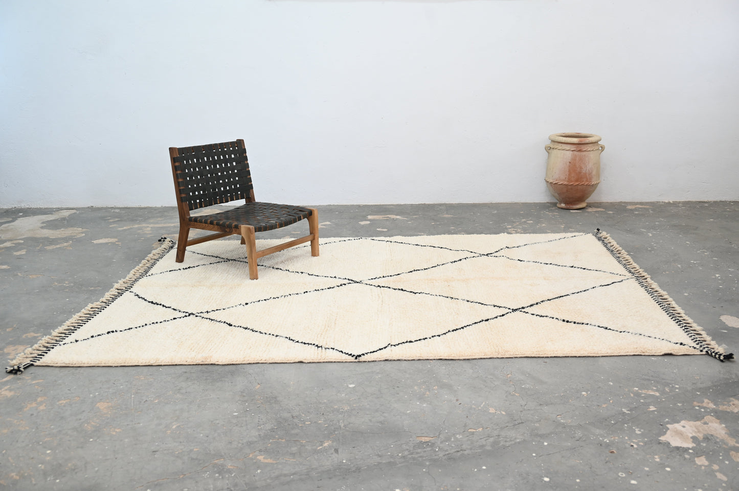 Tapis traditionnel Beni Ouarain 300 X 205 Cm