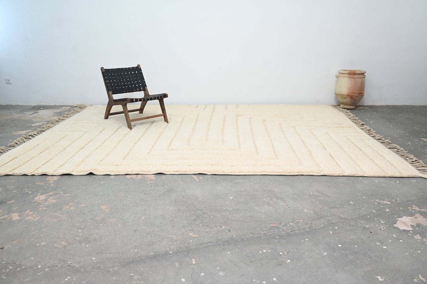 Tapis traditionnel Beni Ouarain 409 X 302 Cm