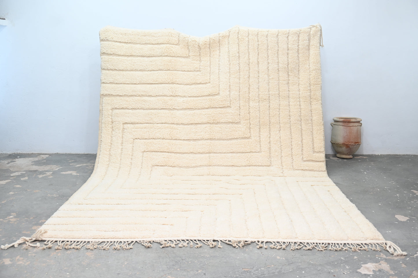 Tapis traditionnel Beni Ouarain 409 X 302 Cm