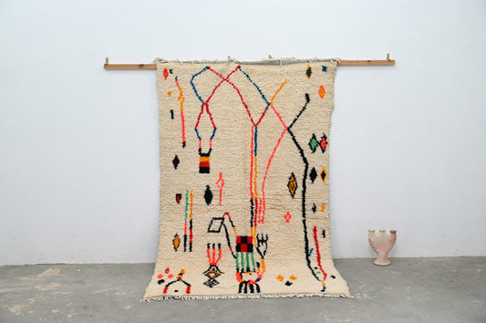 Tapis traditionnel Azilal 250 X 154 Cm