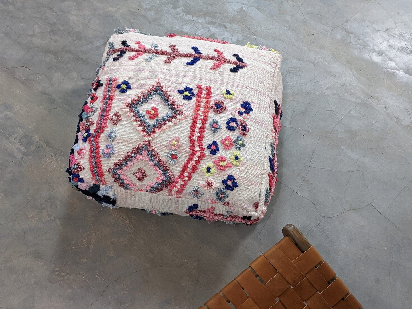 Pouf Traditionnel 60 X 60 X 20