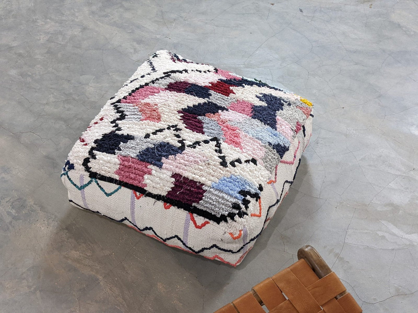 Pouf Traditionnel 60 X 60 X 20