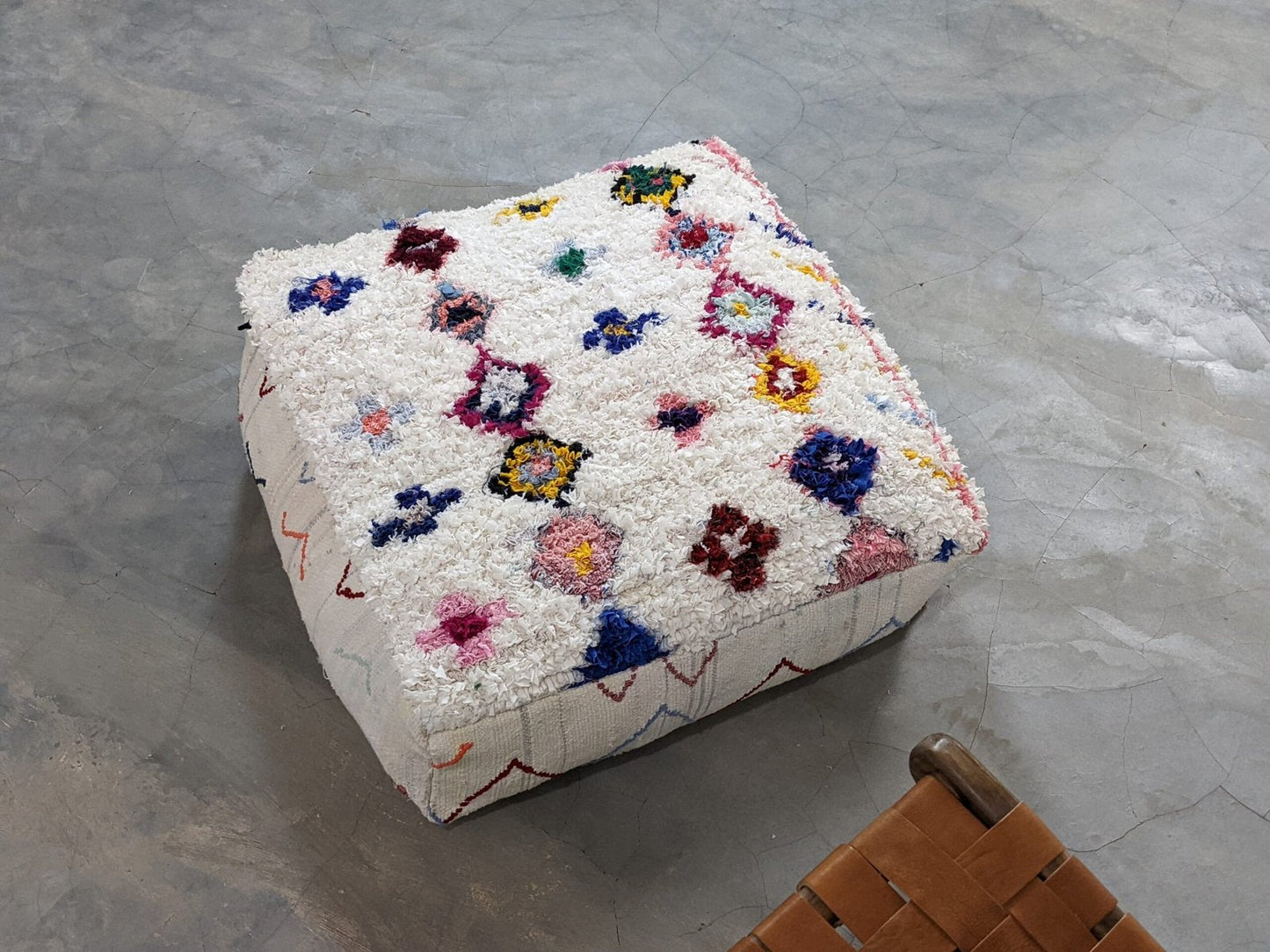 Pouf Traditionnel 60 X 60 X 20