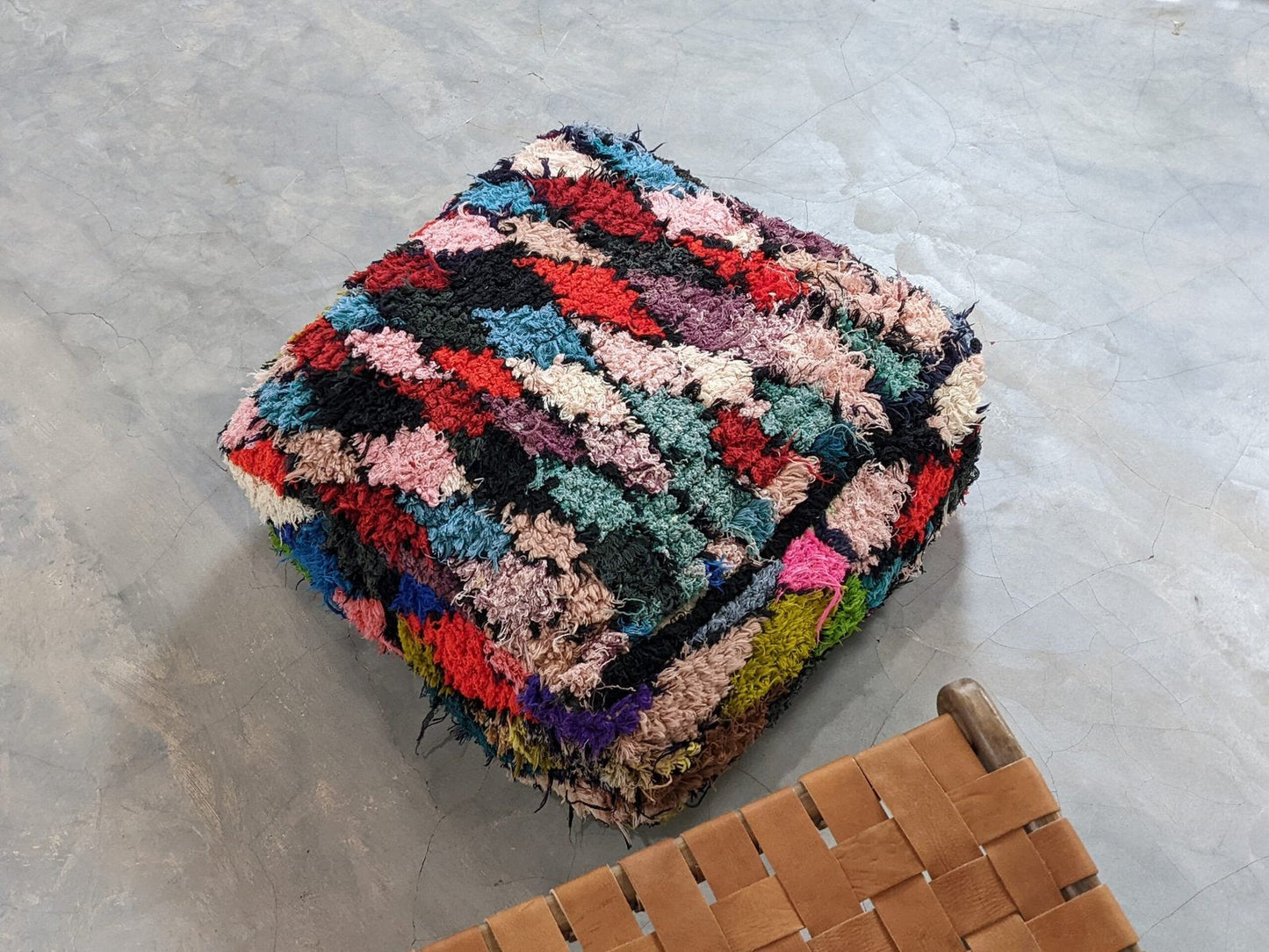 Pouf Traditionnel 60 X 60 X 20