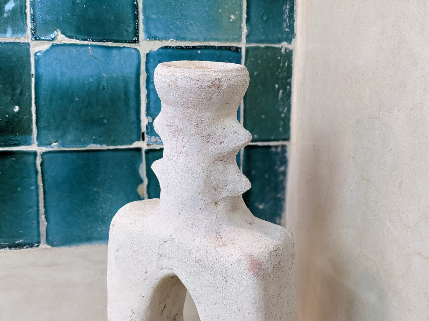 Porte-bougie en céramique #C100