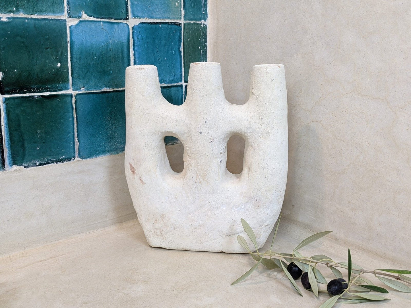 Porte-bougie en céramique #C200