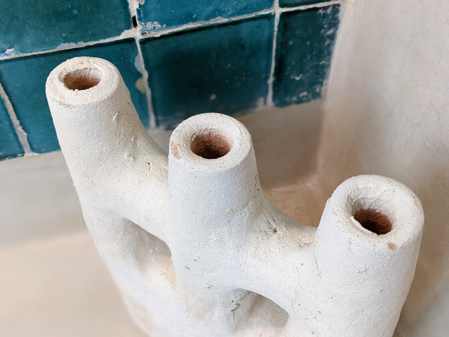 Porte-bougie en céramique #C200