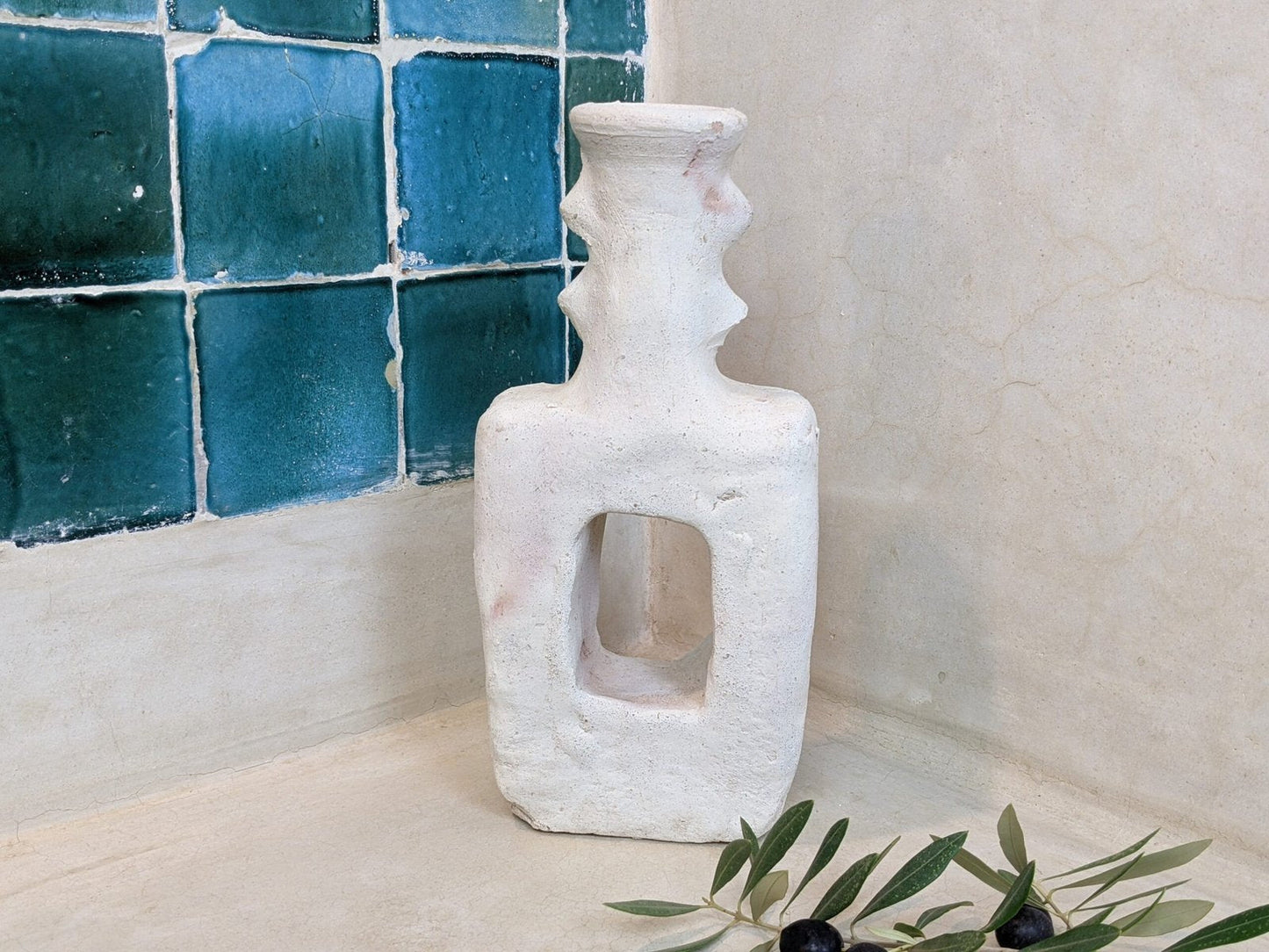 Porte-bougie en céramique #C500