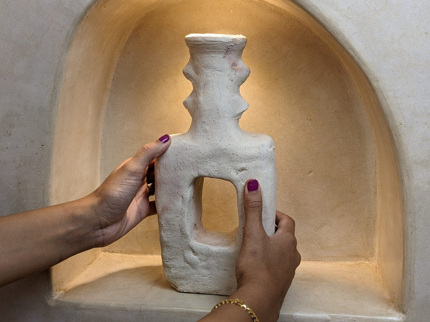 Porte-bougie en céramique #C500