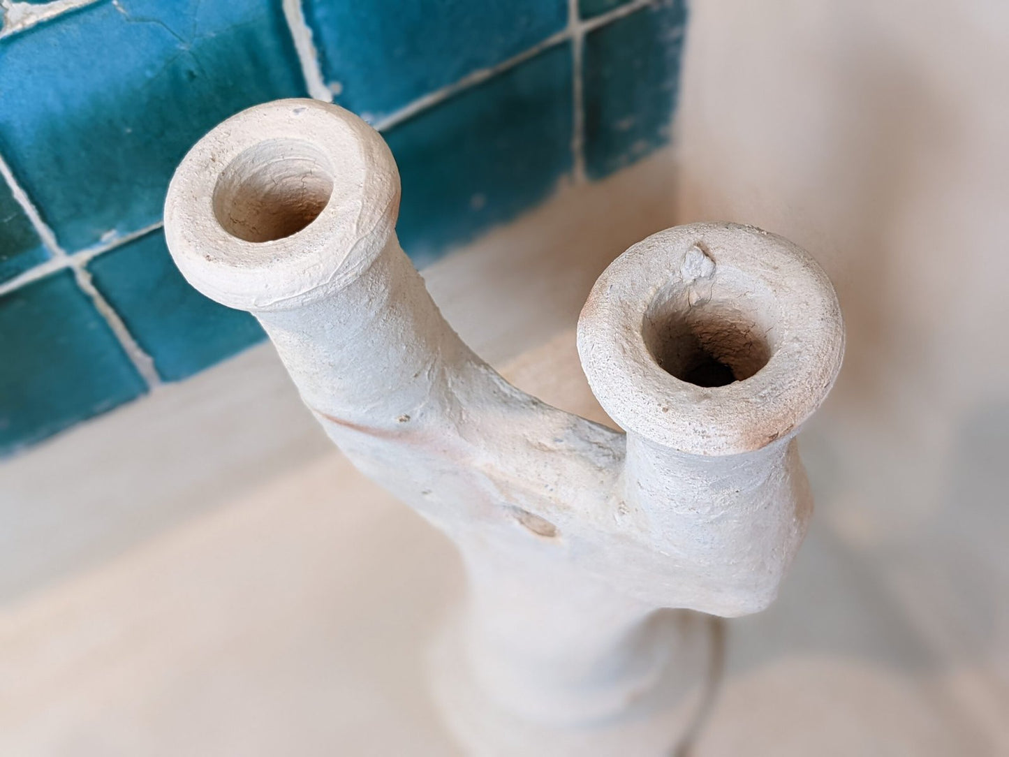 Porte-bougie en céramique #C600