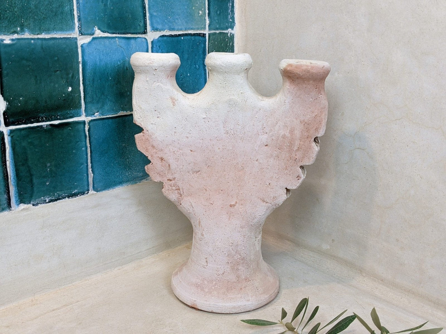 Porte-bougie en céramique #C800