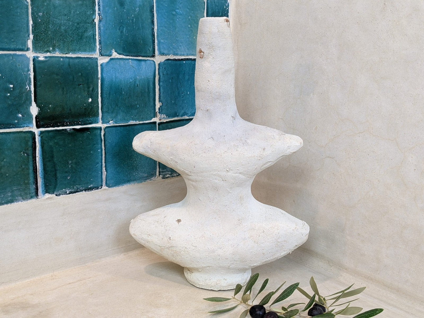 Porte-bougie en céramique #C1000