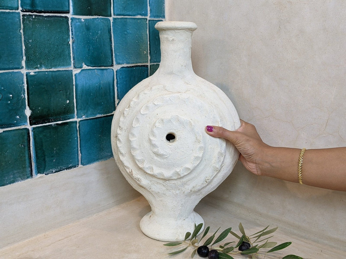 Porte-bougie en céramique #C1100