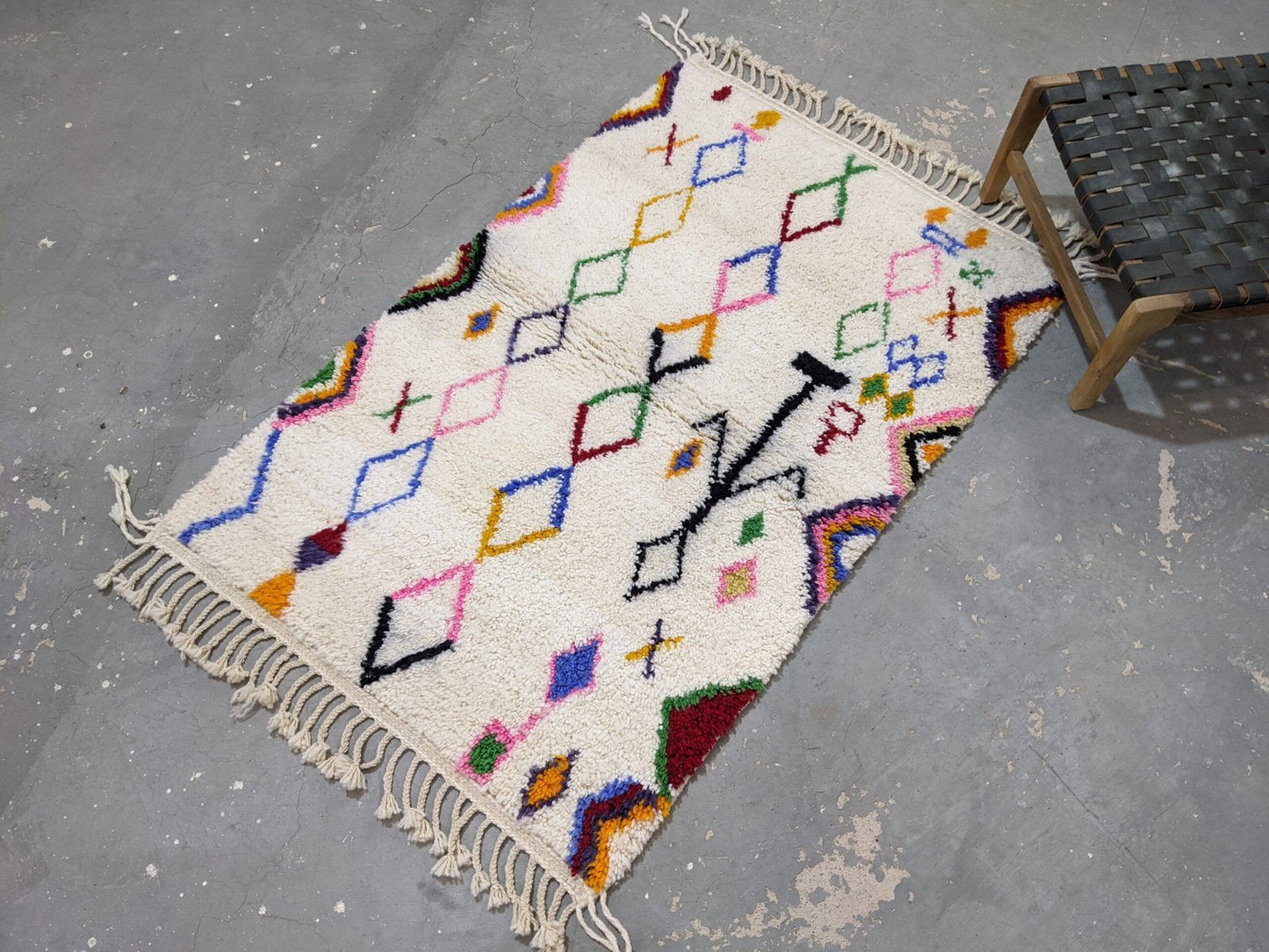 Petit tapis traditionnel Azilal 167 X 111 Cm