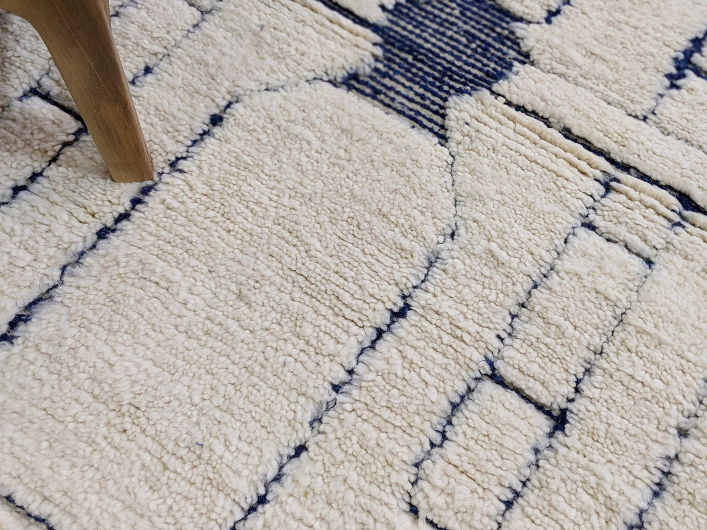 Petit tapis traditionnel Beni Ouarain 152 X 110 Cm