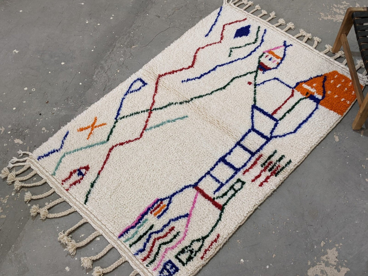 Petit tapis traditionnel Azilal 164 X 106 Cm