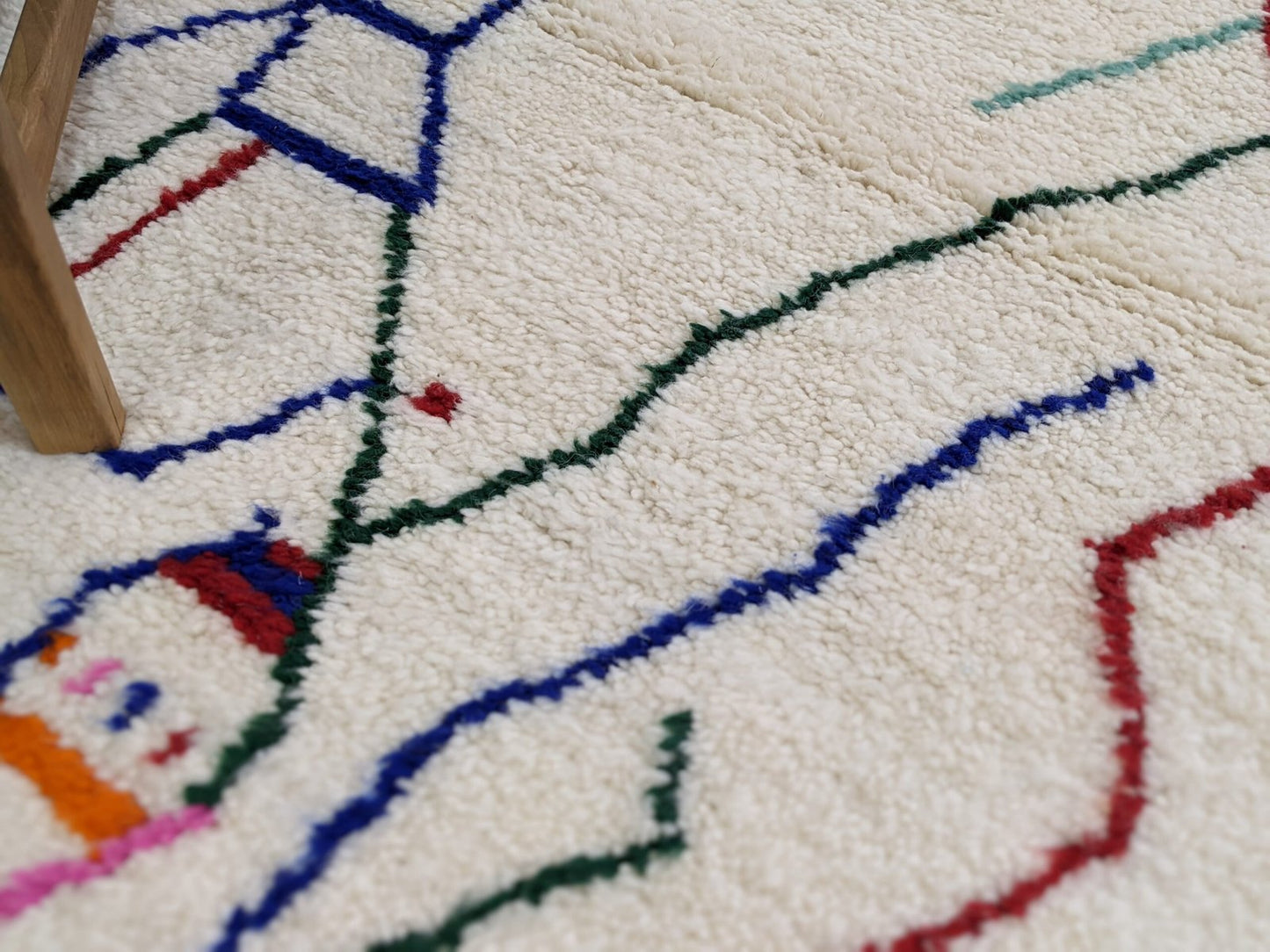 Petit tapis traditionnel Azilal 164 X 106 Cm