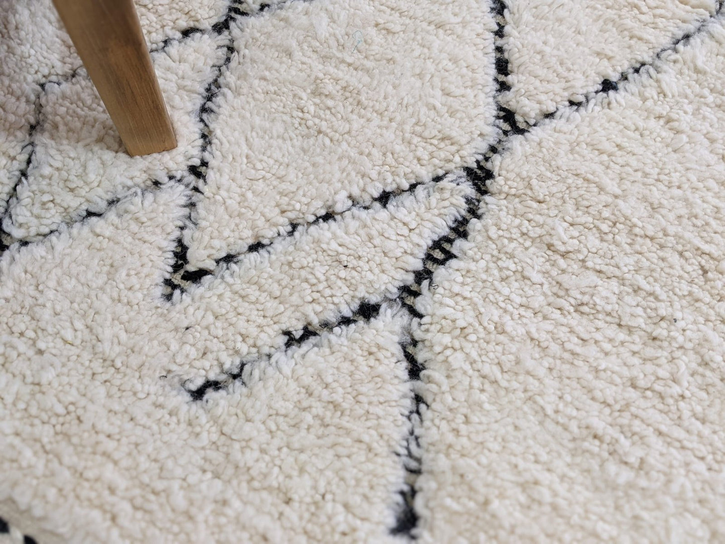 Petit tapis traditionnel Beni Ouarain 152 X 112 Cm