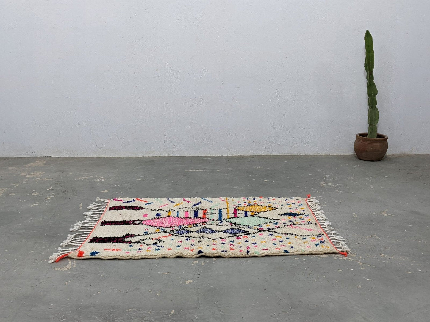 Petit tapis traditionnel Azilal 138 X 97 Cm